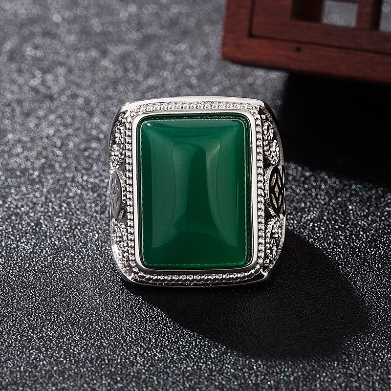 Rings - Groene Natuurlijke Jade Ringen Echte Sieraden