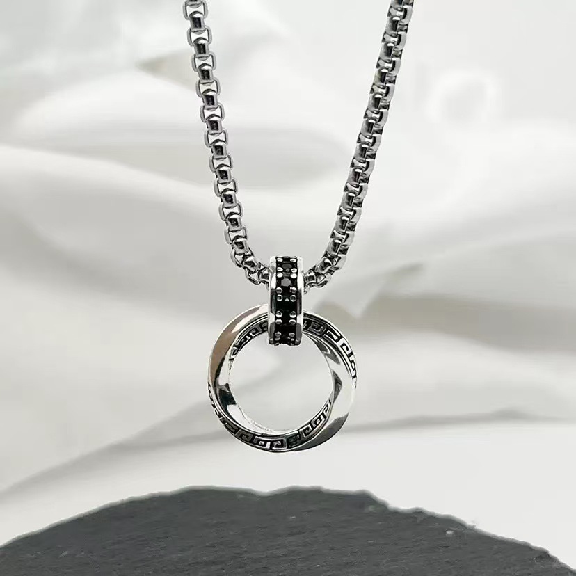 925 Sterling Silver Chain Necklace Men - Nieuwe 925 Sterling Zilveren Ketting Vintage