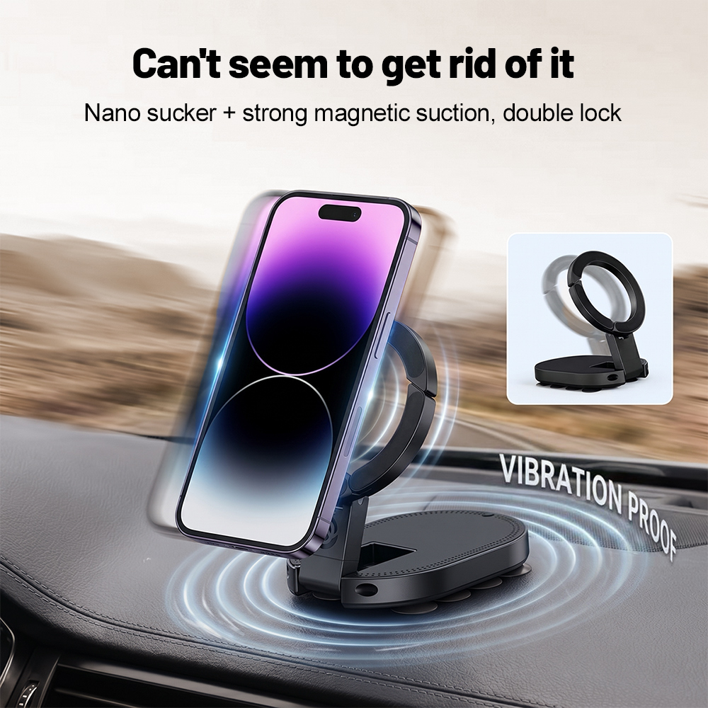 Watch Accessories - 360 ° Draaibare 3-in-1 zuignap magnetische