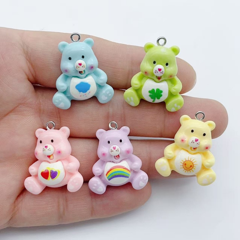 Earrings - 10 stuks cartoon dierenbedelhangers voor het