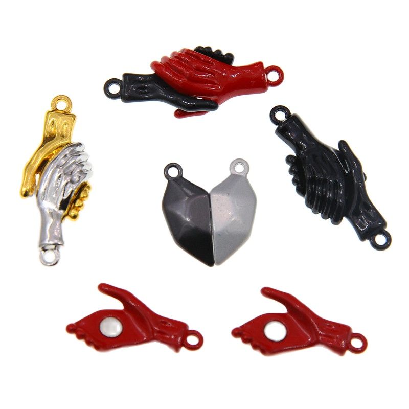 Magnetic Couple Matching Necklaces - 25 sets liefhebbers bijpassende vriendschap hart
