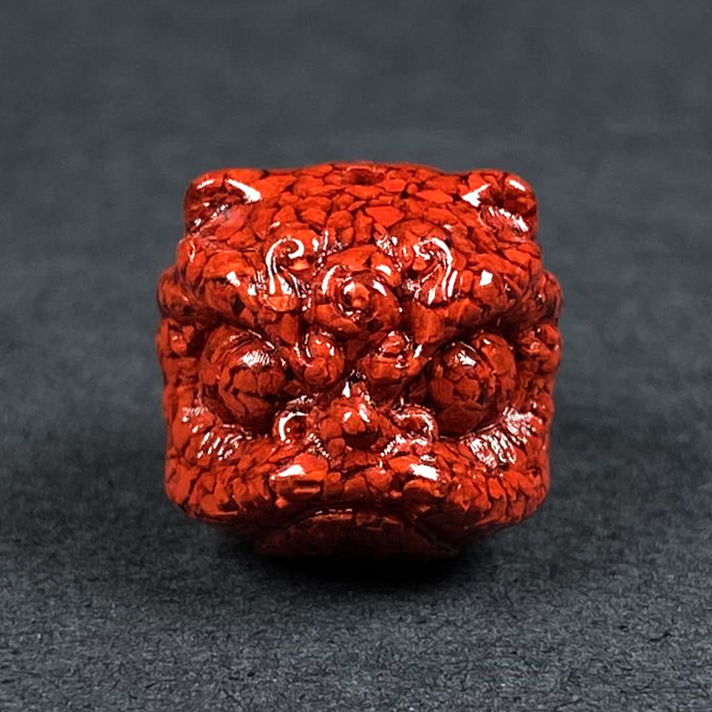 Earrings - 10 st Natuurlijke Cinnabar Crystal Lion