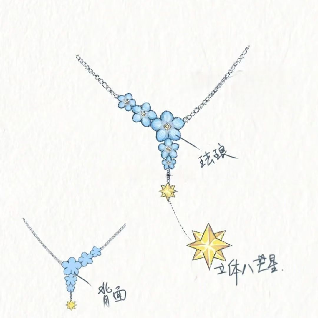 Anime Pendant Necklace - Love and Deepspace Xavier Hanger Ketting