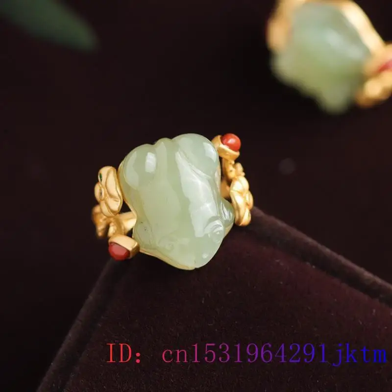 Groene Jade Kikker Ringen Char - Rings recensie en prijs