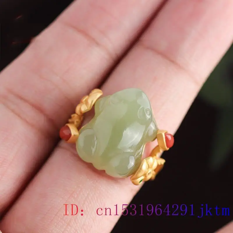 Groene Jade Kikker Ringen Char - Rings recensie en prijs