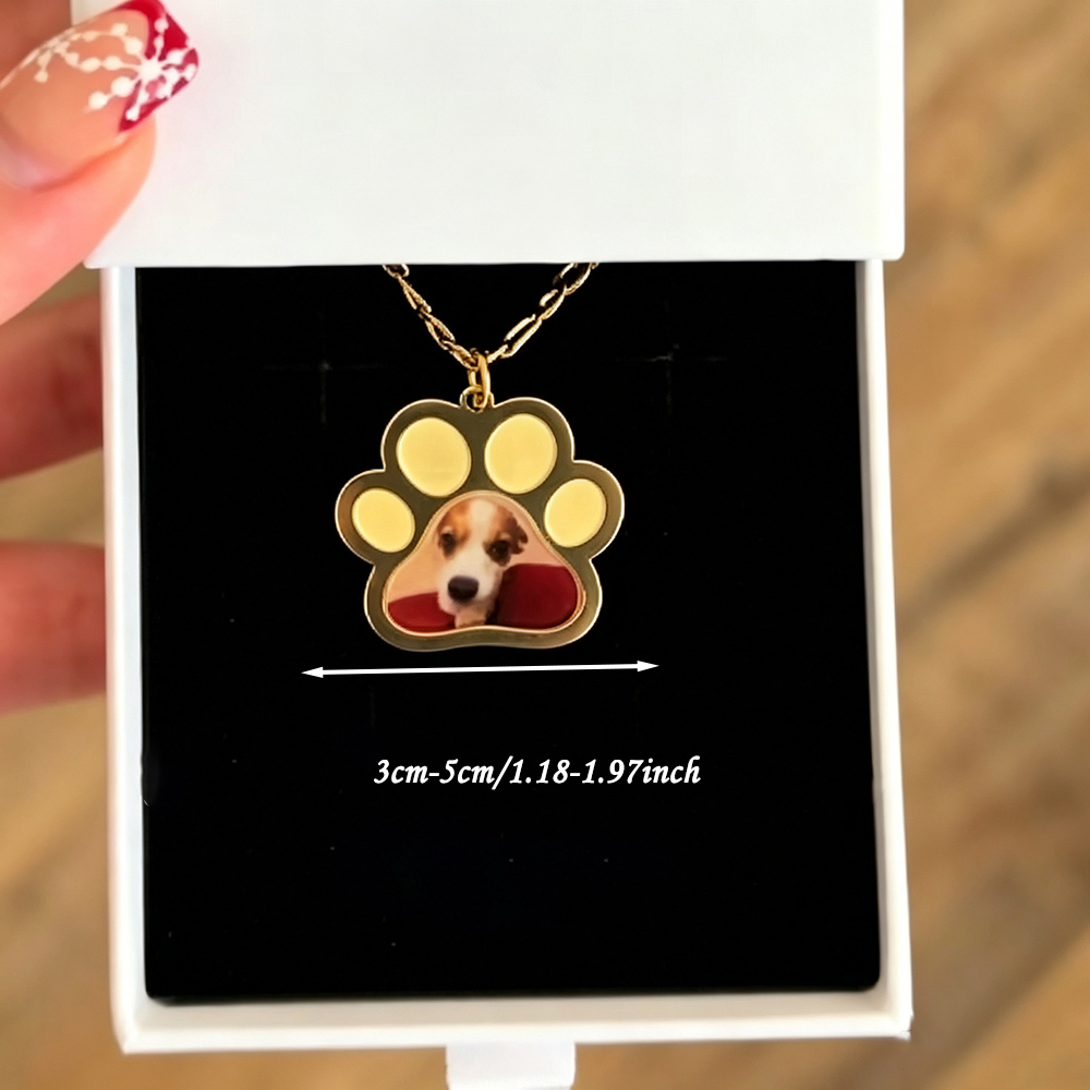 Gepersonaliseerde huisdierpoot - Custom Name Necklace Stainless Steel recensie en prijs