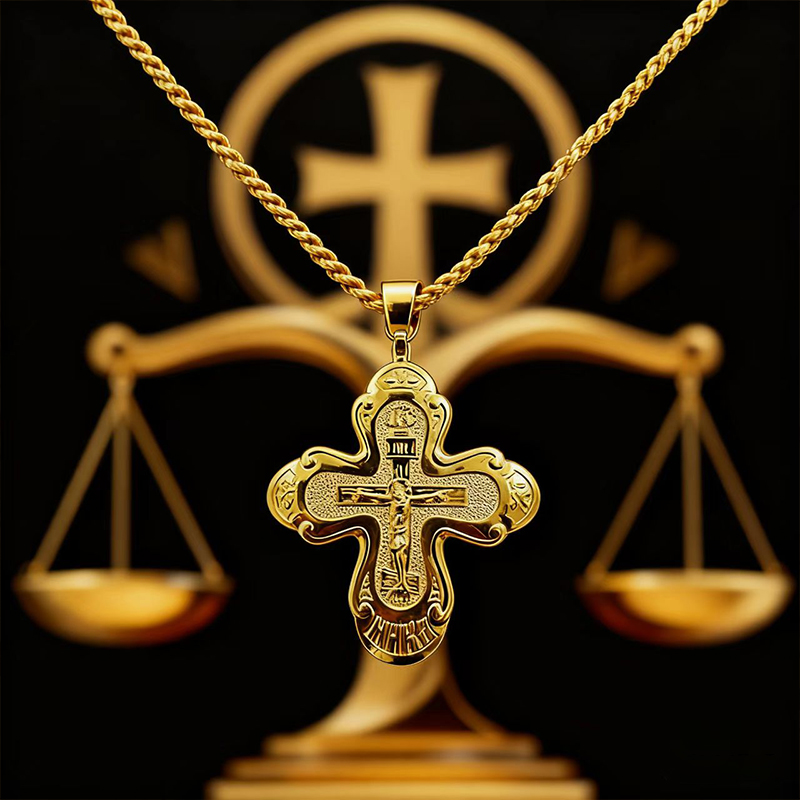 Nieuwe 2026 Orthodoxe Pectoral - Cross Pendant Necklace Gold recensie en prijs