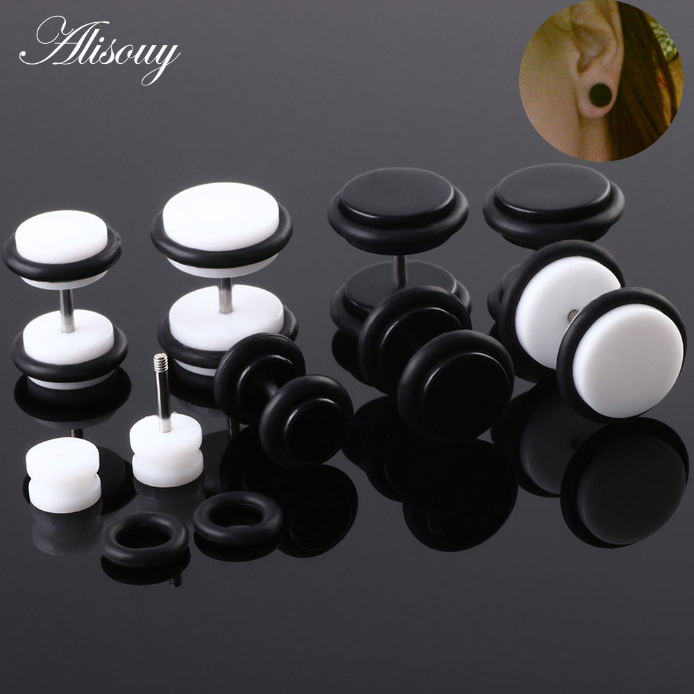 2PCS Acryl Fake Cheater Oordop - Body Jewelry recensie en prijs