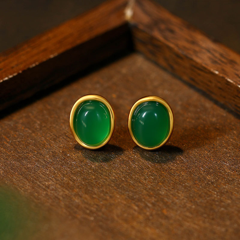 Groene natuurlijke jade oorbel - Earrings recensie en prijs