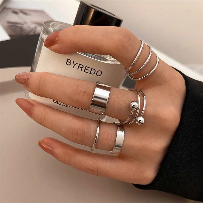 Metalen Kraal Punk Ring Set Sl - Vintage Punk Knuckle Rings Set recensie en prijs