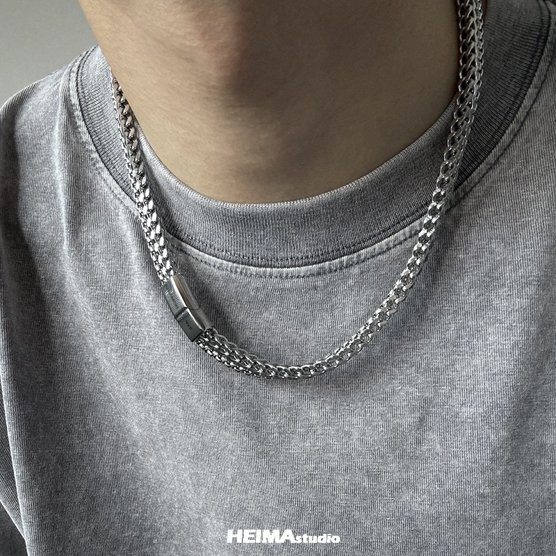 Hiphop Titanium Staal Dubbele  - Cuban Link Chain 12Mm recensie en prijs