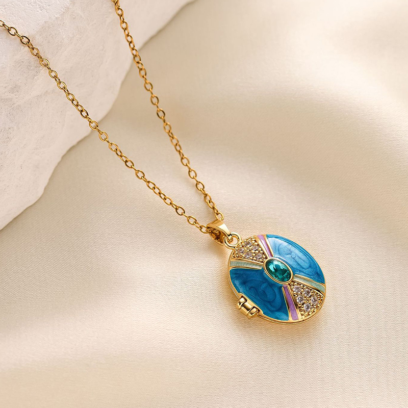 ANENJERY 316L Rvs Te Openen Ov - Heart Locket Necklace Photo recensie en prijs