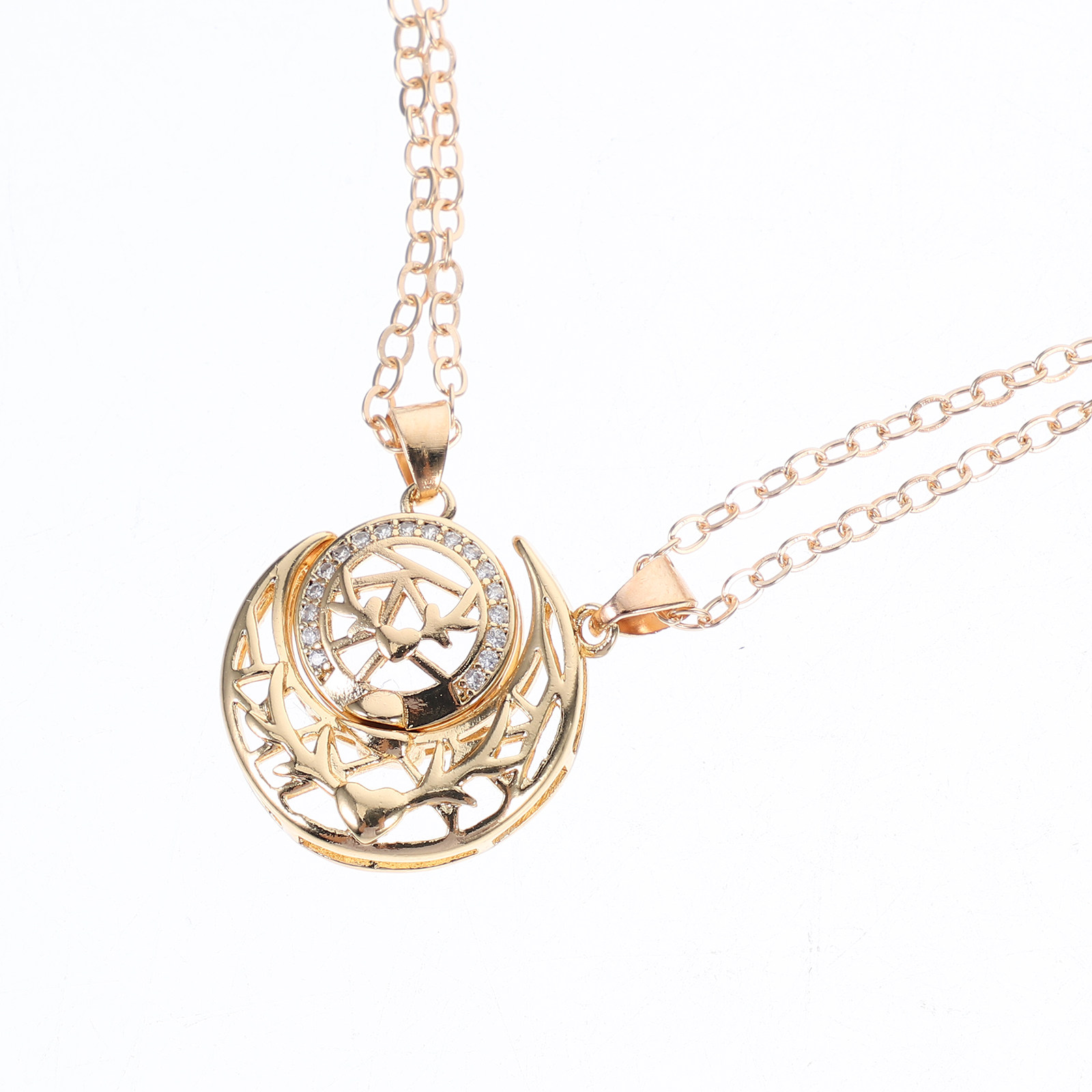 1 paar zon- en maankettingen v - Magnetic Couple Matching Necklaces recensie en prijs