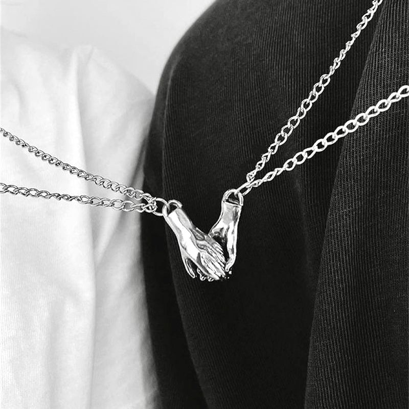 2 stks/set paar bijpassende ke - Magnetic Couple Matching Necklaces recensie en prijs