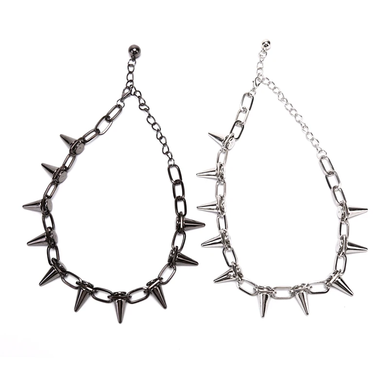 Goth Rock Biker Spike Rivet Kr - Goth Punk Spike Choker recensie en prijs