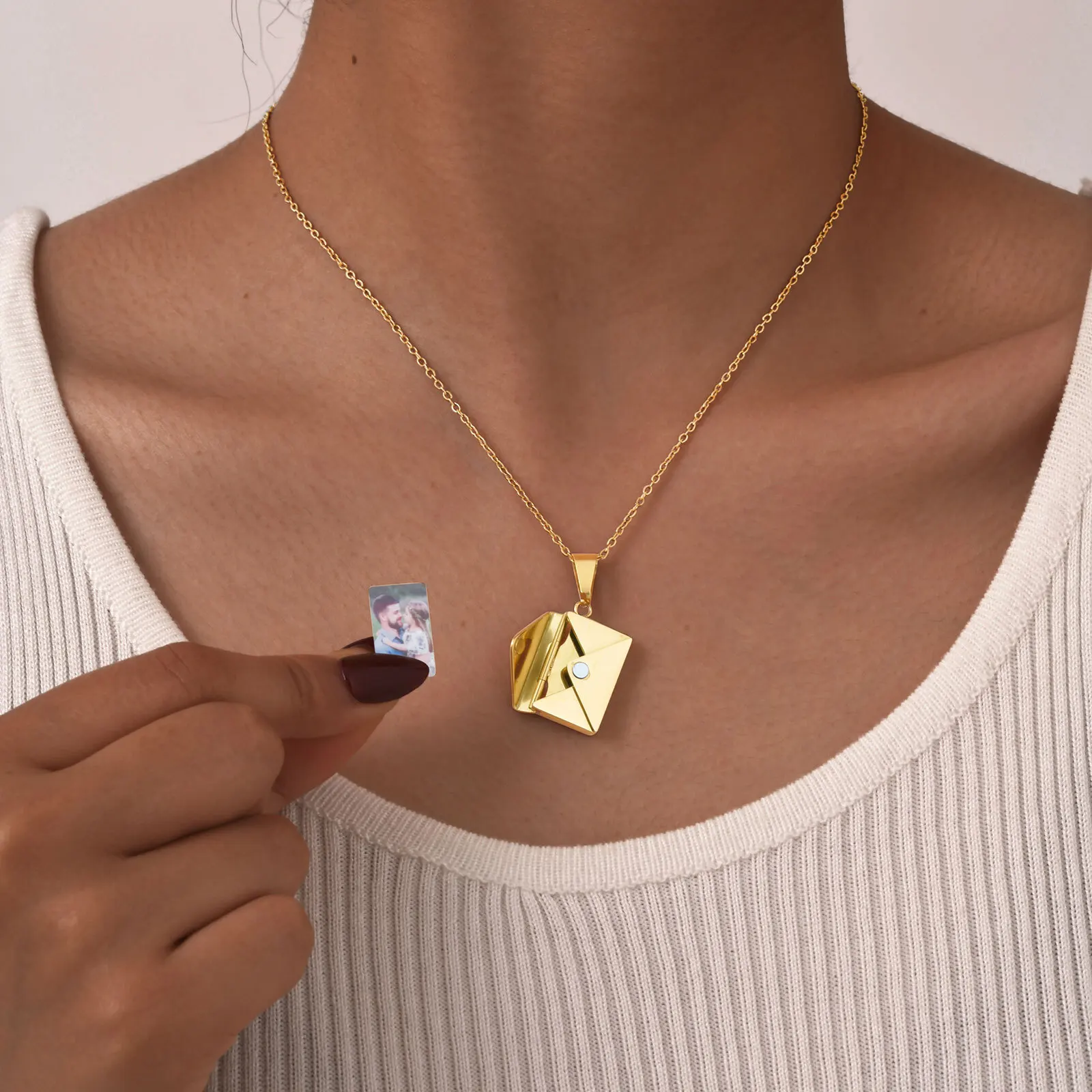 Gepersonaliseerde foto medaill - Custom Name Necklace Stainless Steel recensie en prijs