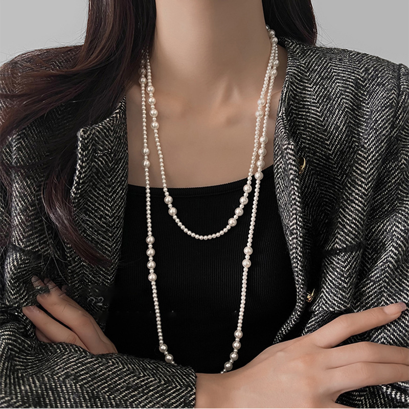 Vintage Lange Multi-Gelaagde P - Pearl Choker Necklace Vintage recensie en prijs