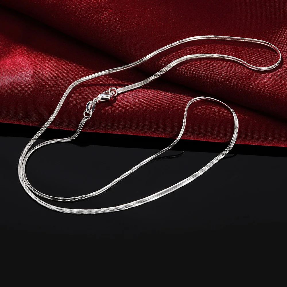 40-75Cm Lengte 925 Sterling Zi - 925 Sterling Silver Chain Necklace Men recensie en prijs