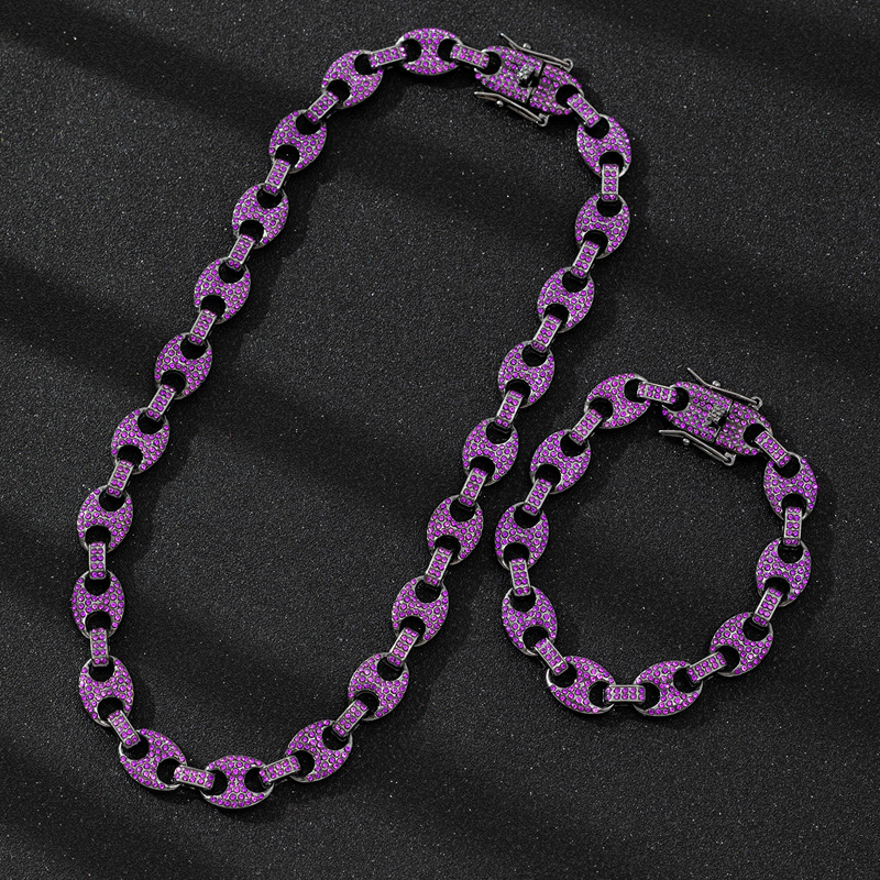 Mannen Vrouwen HipHop 12mm Zwa - Cuban Link Chain 12Mm recensie en prijs