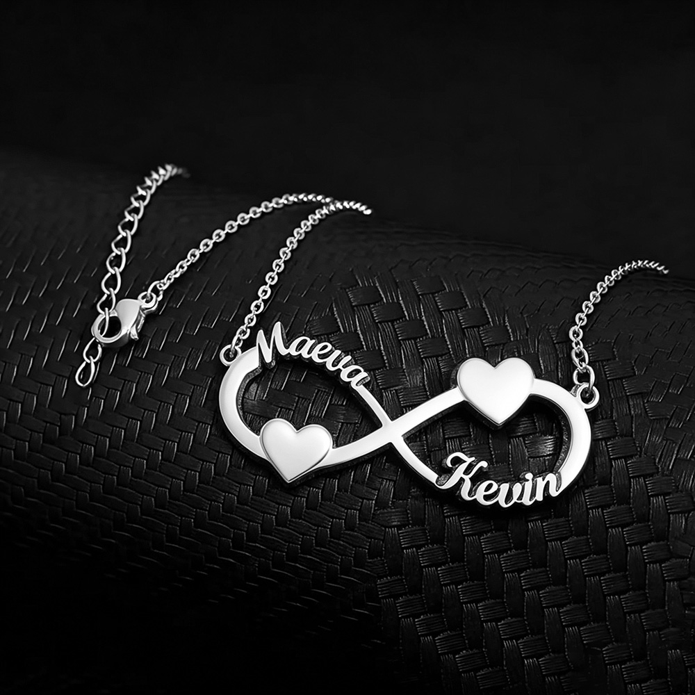 Aangepaste naamketting Infinit - Custom Name Necklace Stainless Steel recensie en prijs