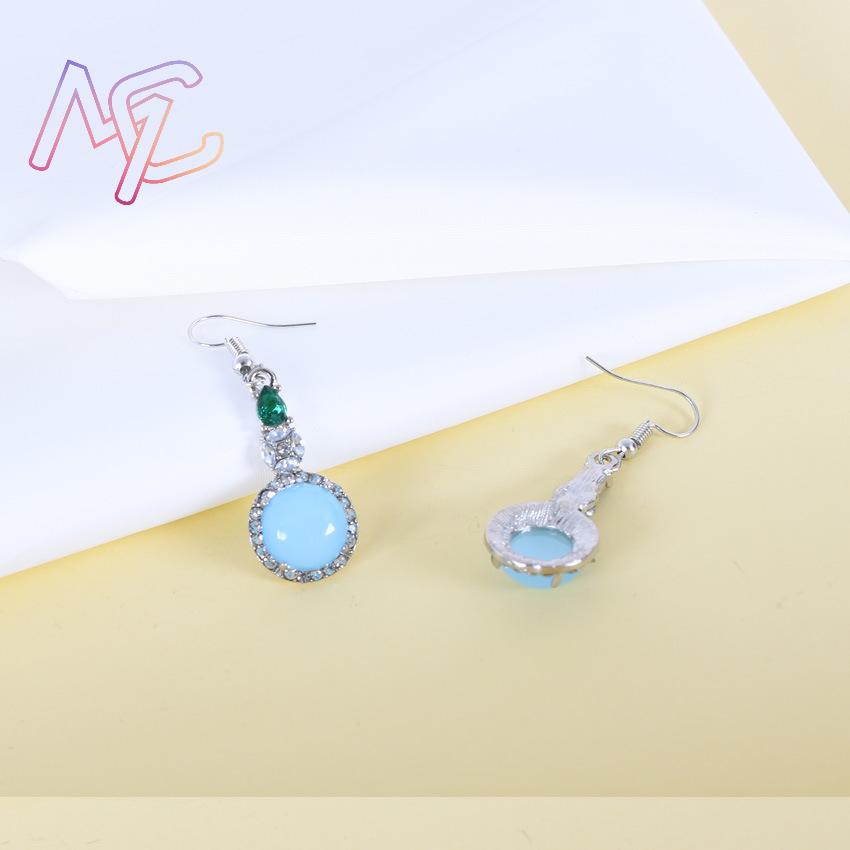 Blauwe natuurlijke jade oorbel - Earrings recensie en prijs
