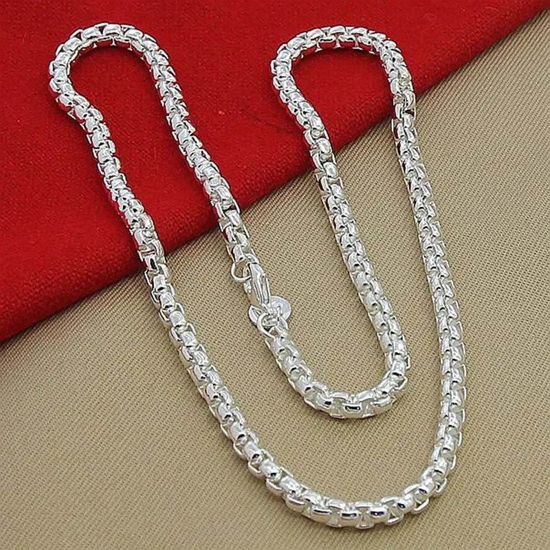 45-60 cm 925 sterling zilveren - 925 Sterling Silver Chain Necklace Men recensie en prijs