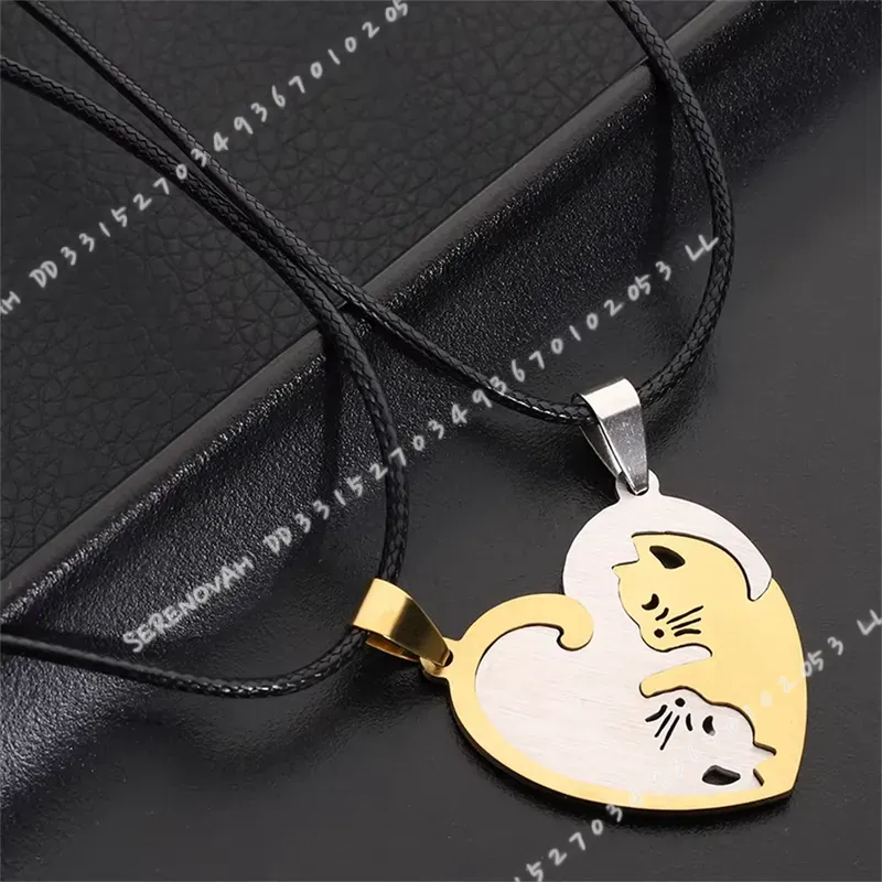 1 paar creatieve schattige roe - Magnetic Couple Matching Necklaces recensie en prijs