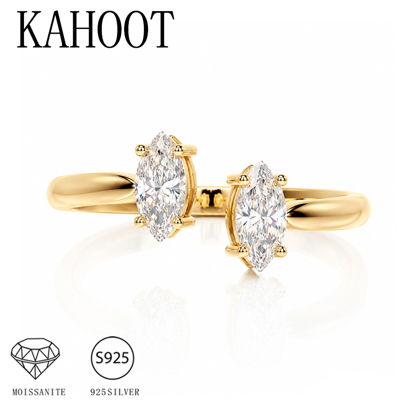 Een 1-karaats 925 sterling zil - Moissanite Engagement Ring 1 Carat recensie en prijs