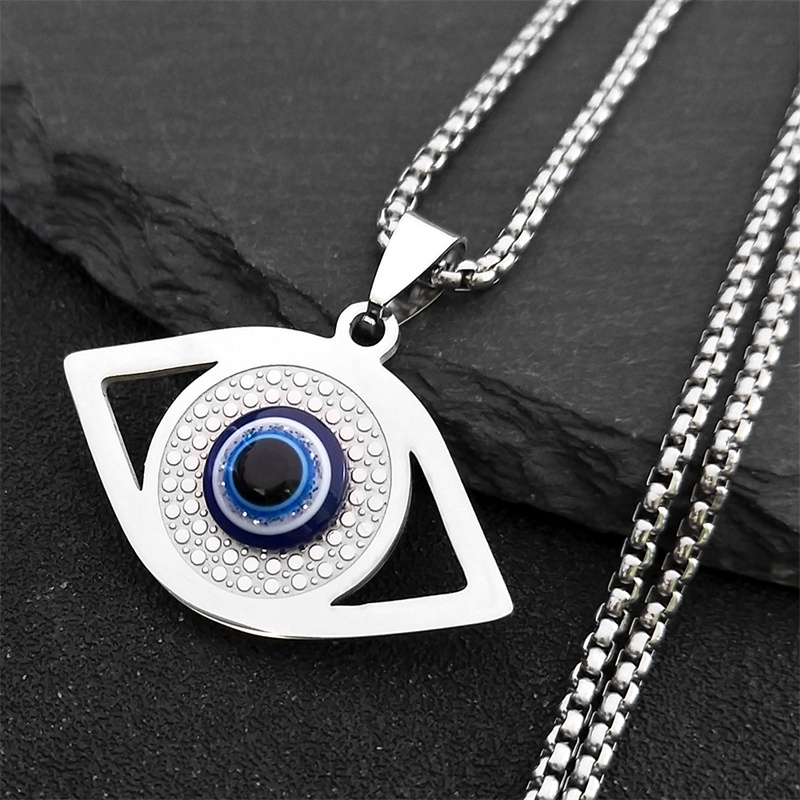 Islam Hamsa Evil Blue Eye kett - Necklaces recensie en prijs
