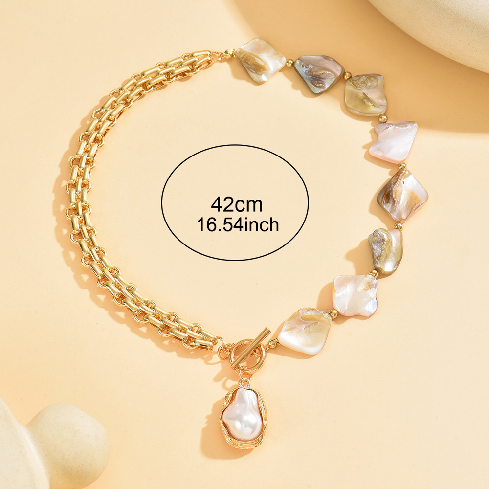 Vintage Boho onregelmatige sch - Pearl Choker Necklace Vintage recensie en prijs