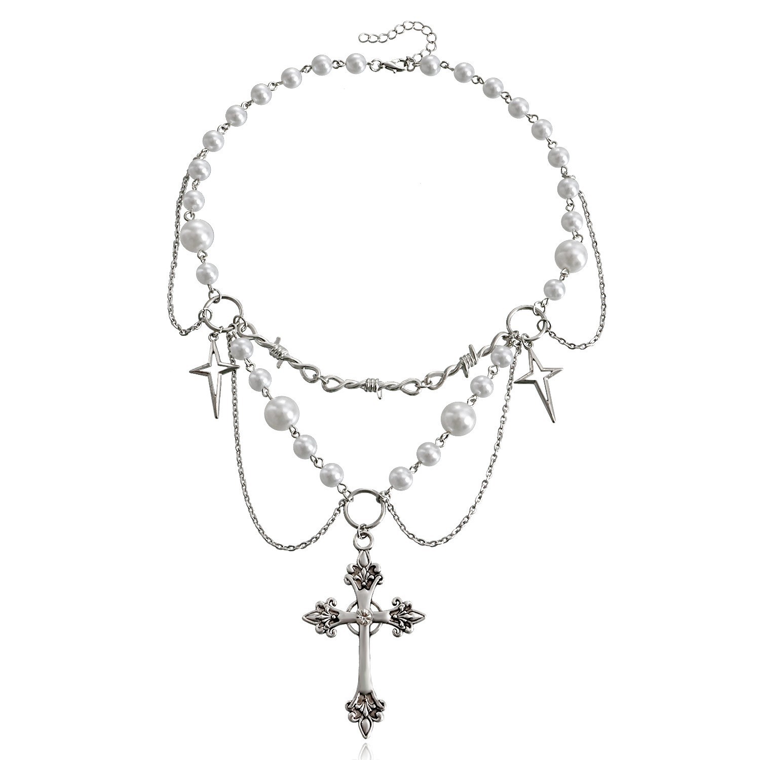 Vlinder Hart Parels Ketting Vo - Pearl Choker Necklace Vintage recensie en prijs