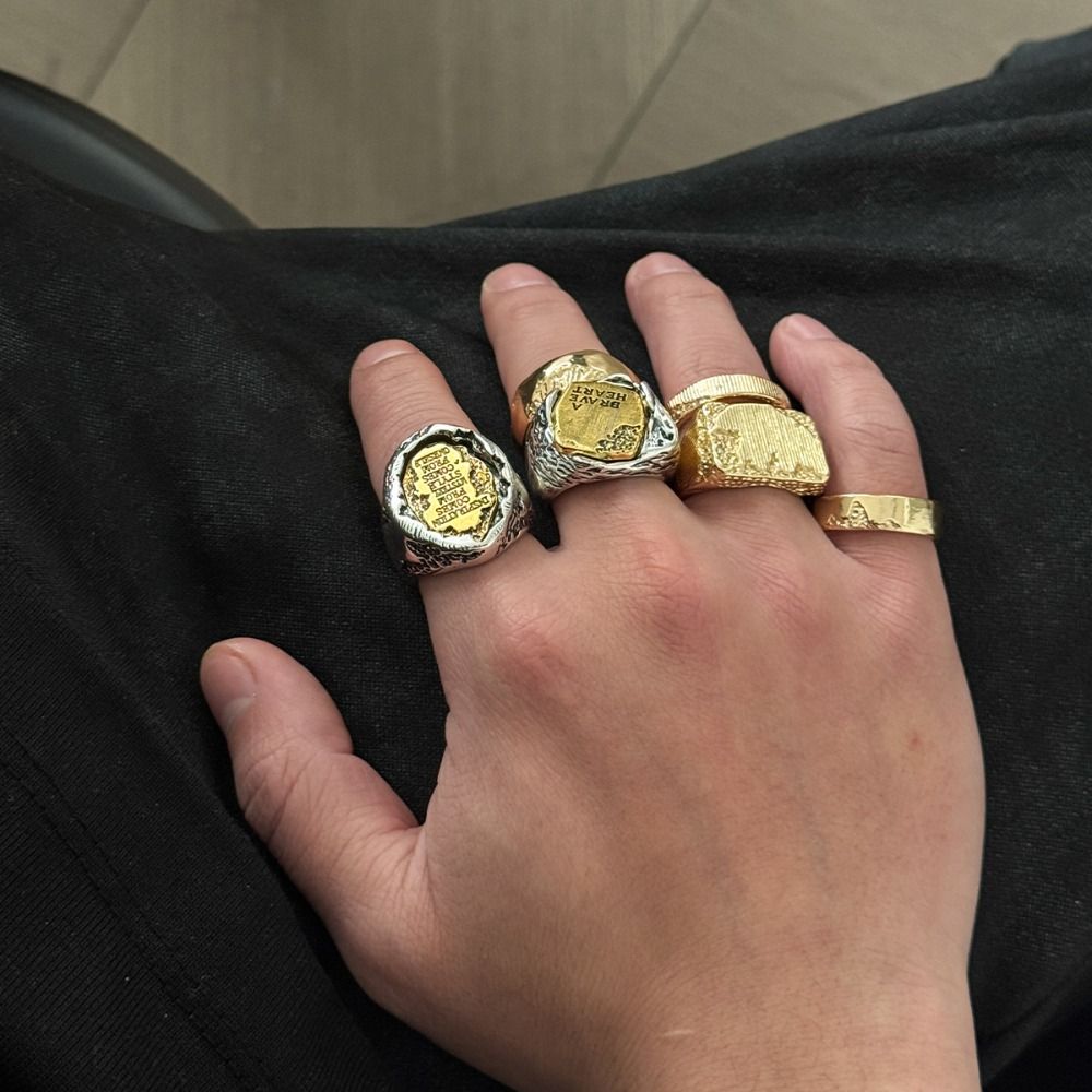 Sets van 6 ringen: geometrisch - Vintage Punk Knuckle Rings Set recensie en prijs