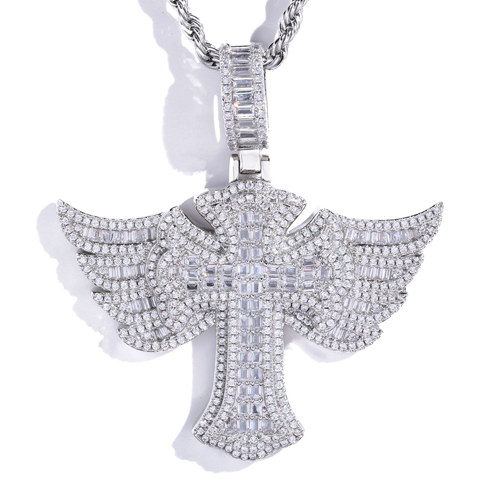 Hip Hop Volledige Diamond 18k  - Cross Pendant Necklace Gold recensie en prijs